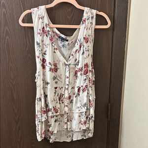 Floral Tiered Tank